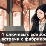 Список 4 ключевых вопросов для первой встречи с фабрикой…