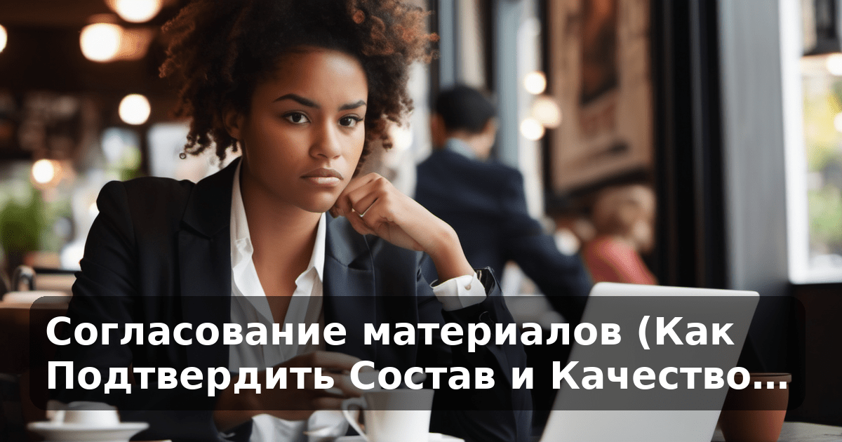 Согласование материалов (Как Подтвердить Состав и Качество…
