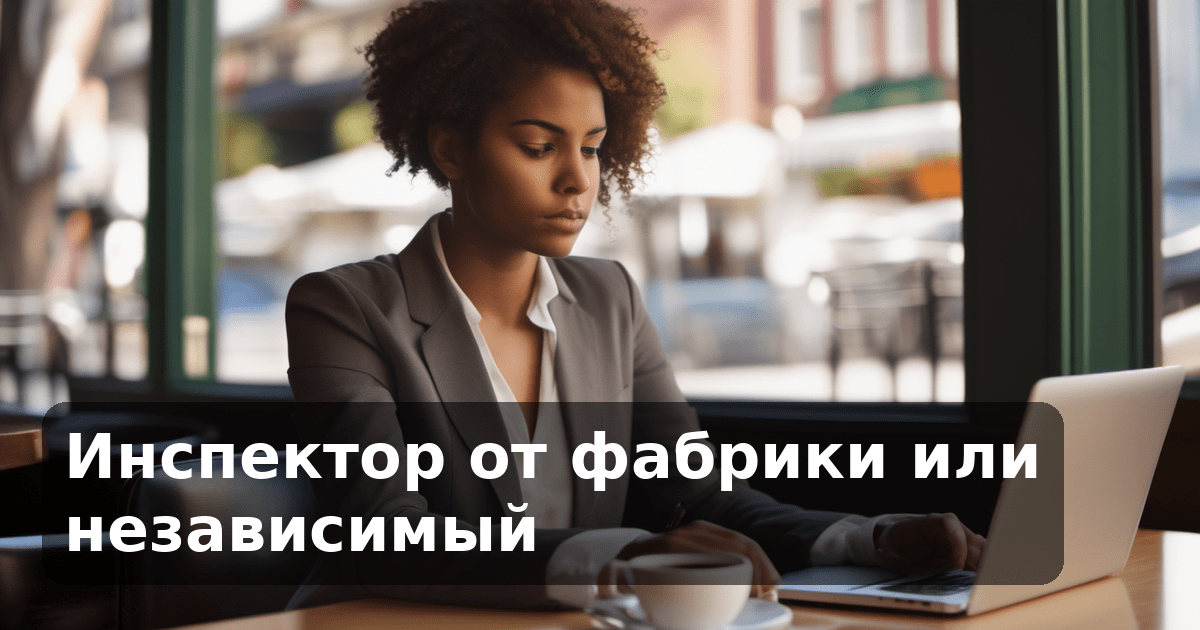 Инспектор от фабрики или независимый