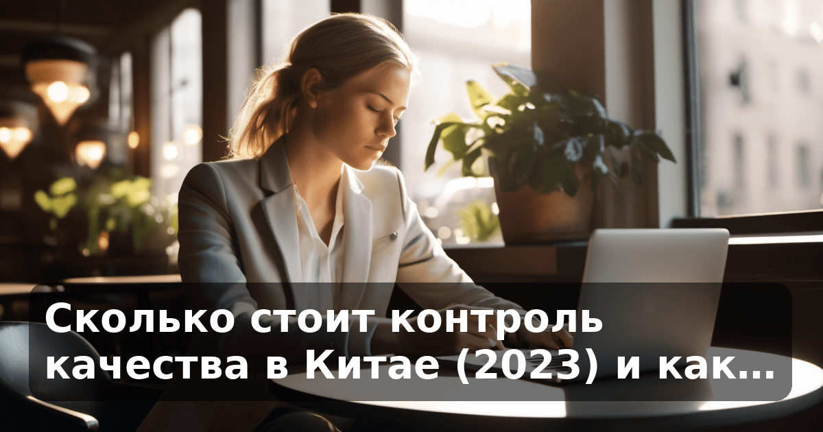 Сколько стоит контроль качества в Китае (2023) и как…