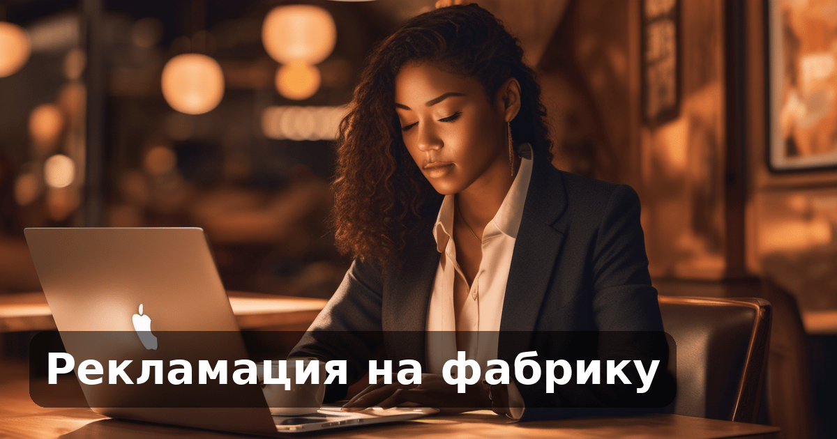 Рекламация на фабрику