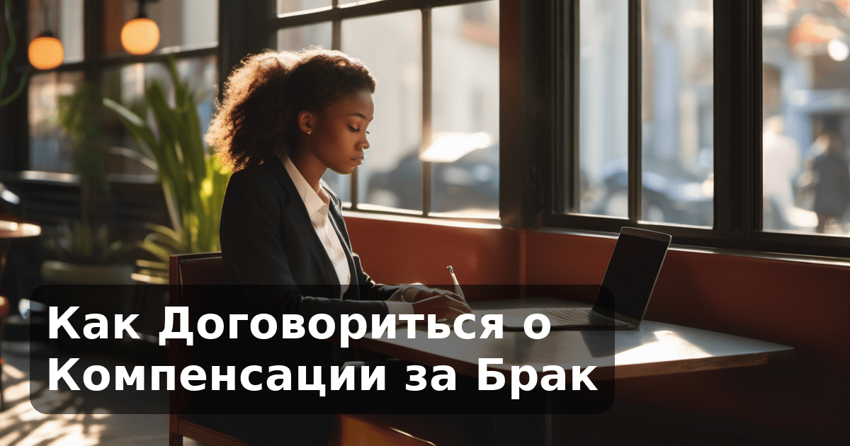 Как Договориться о Компенсации за Брак