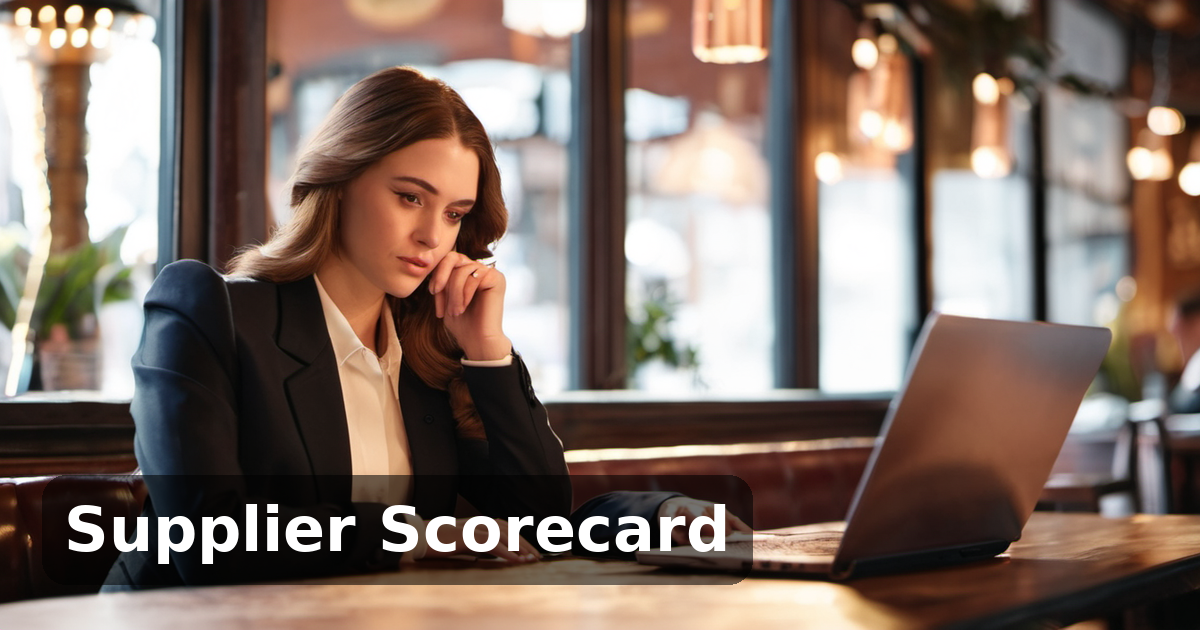 Supplier Scorecard