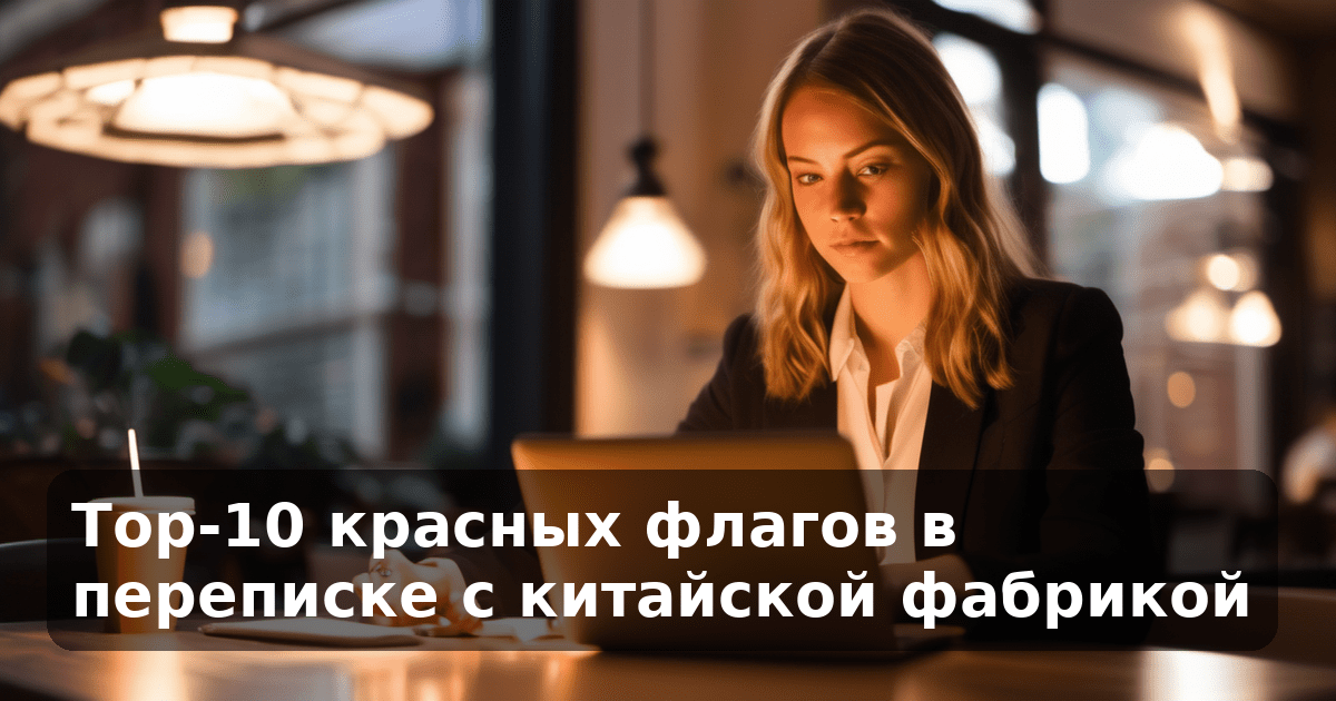 Top-10 красных флагов в переписке с китайской фабрикой
