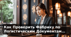 Как Проверить Фабрику по Логистическим Документам…