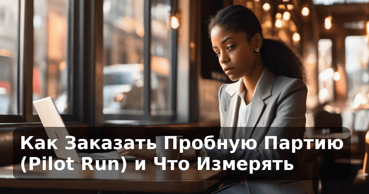 Как Заказать Пробную Партию (Pilot Run) и Что Измерять