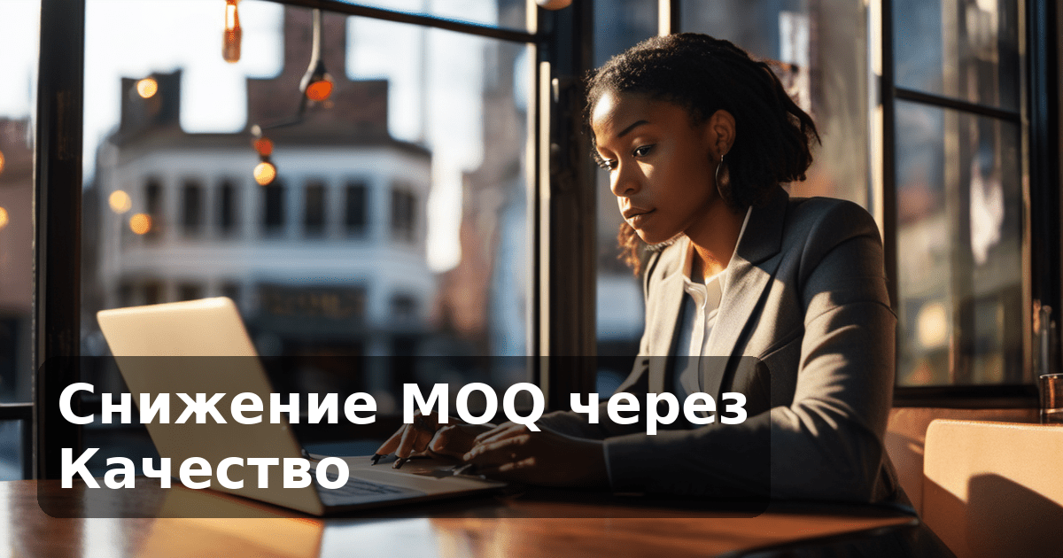 Снижение MOQ через Качество