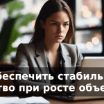 Как обеспечить стабильное качество при росте объемов…